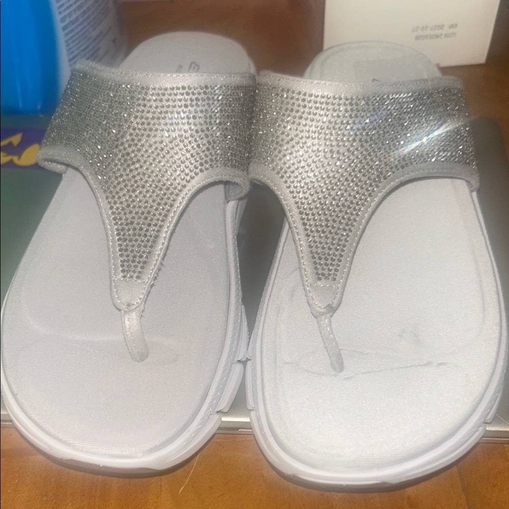 Easy Spirit Silver Women's Sandals